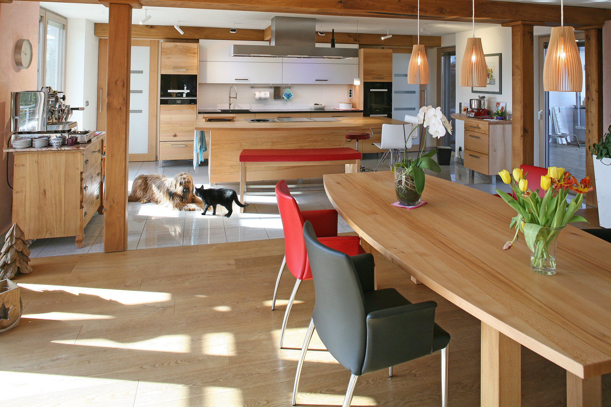 Die Küche zum Kochen aus dem Massivholz der Hersbrucker Alb