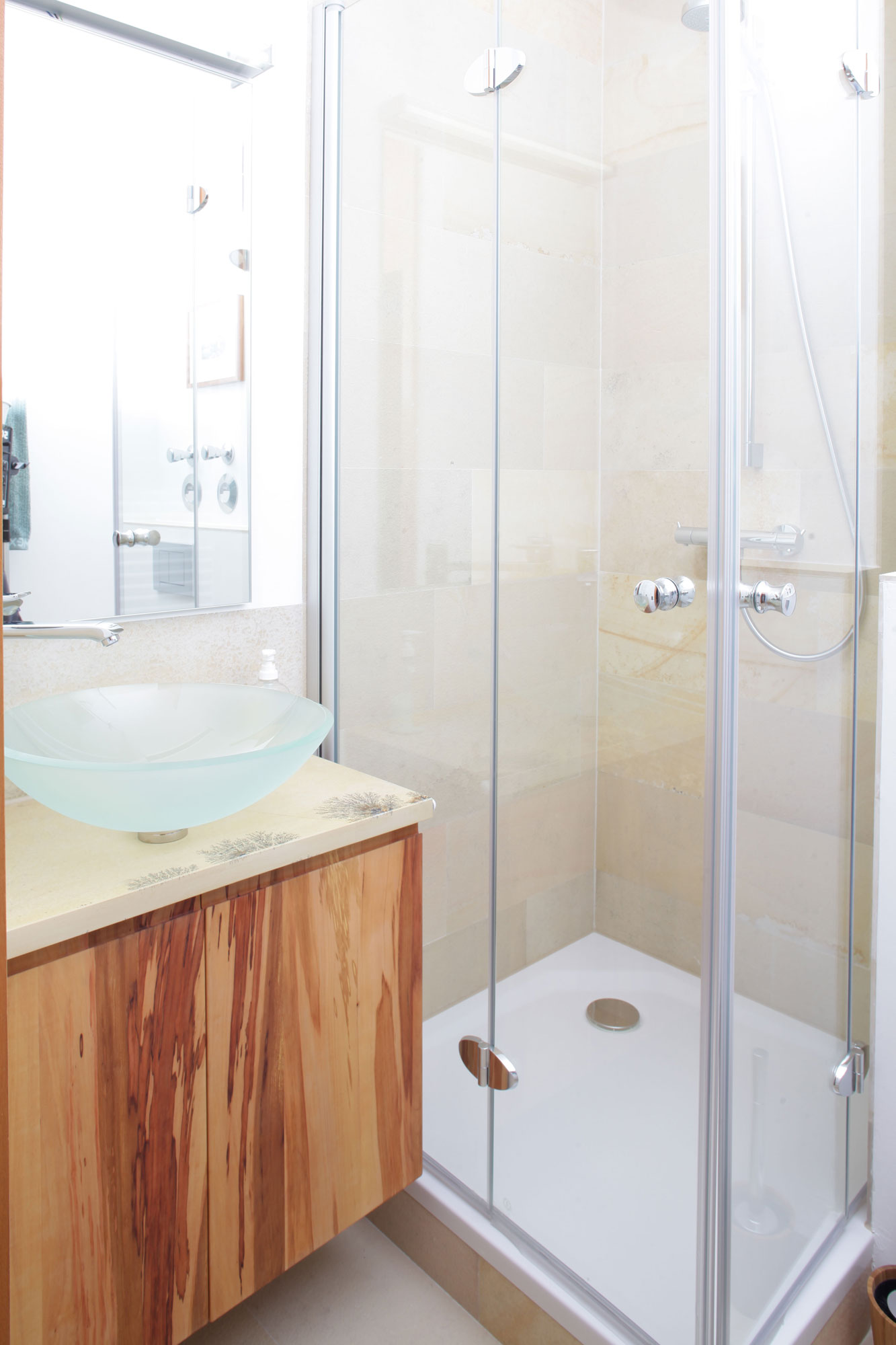 solnhofener platten im badezimmer, badezimmerbeispiele3: die möbelmacher, Innenarchitektur