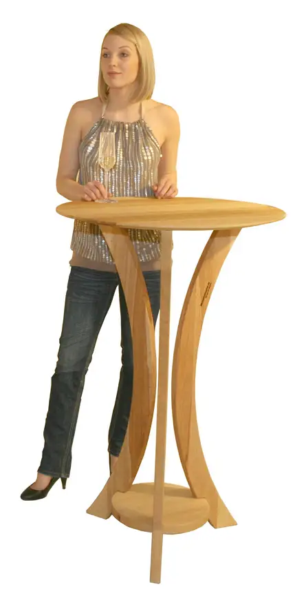 Stehtisch aus Massivholz