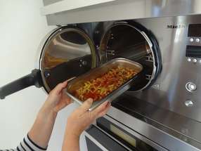 Nudeln kochen im Druckdampfgarer