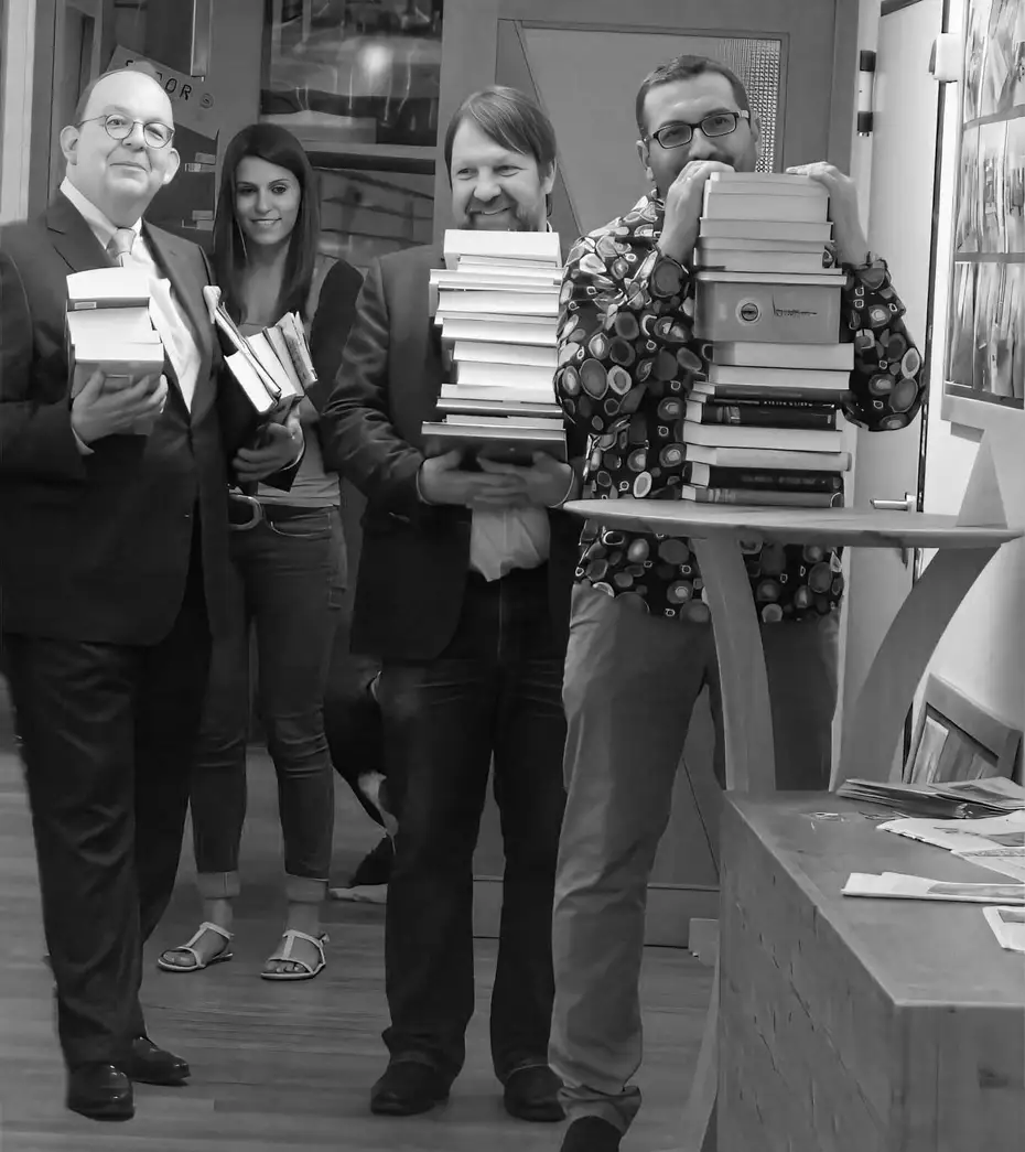 Denis Scheck bei den Möbelmachern in Unterkrumbach 