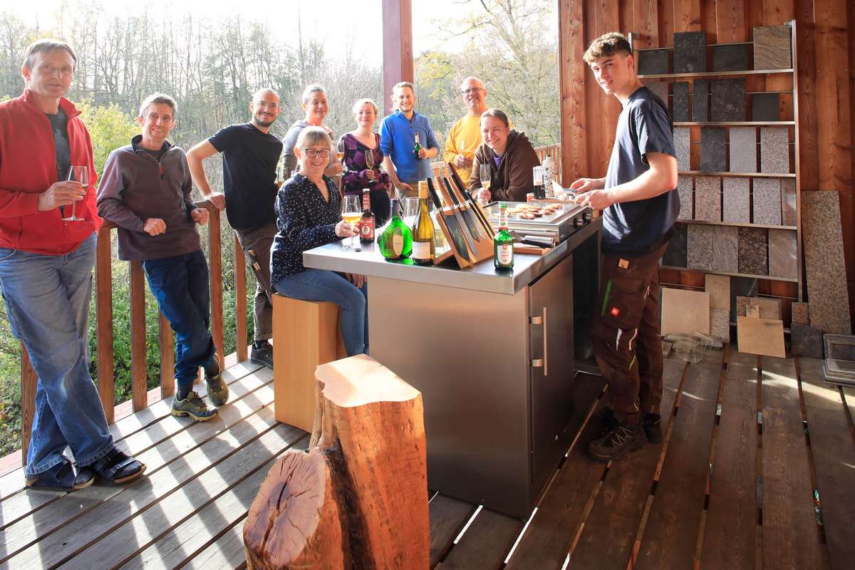 Outdoorküche in Edelstahl 