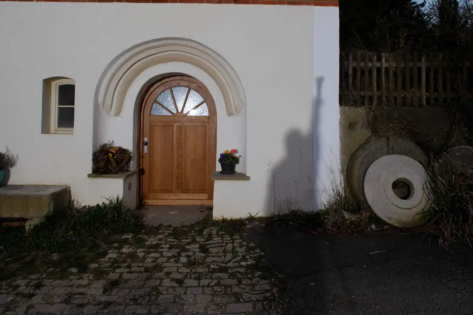 Massivholztür in Eiche als Haustür 