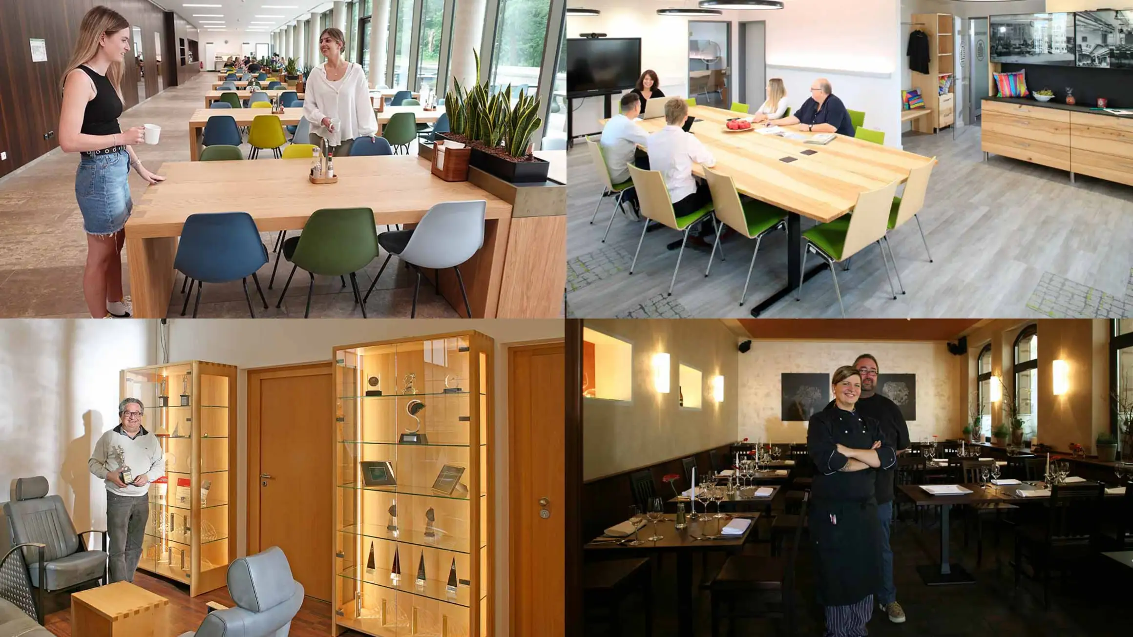 Objekteinrichtung in Massivholz 