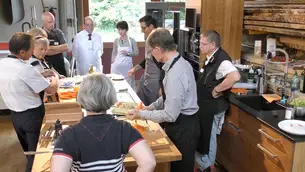 Kochworkshop in der Werkstatt Kochworkshop in der Werkstatt