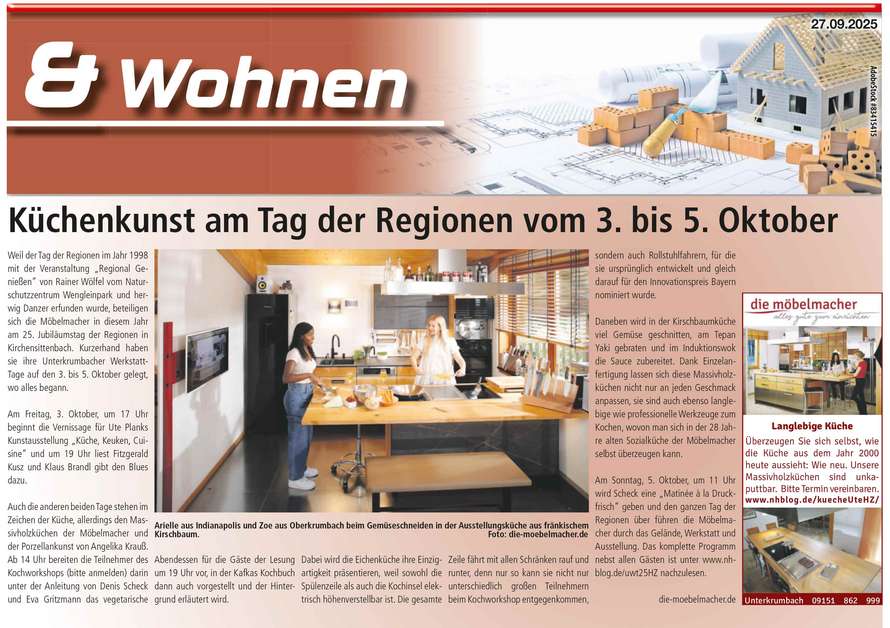 Denis Scheck bei den Möbelmachern 