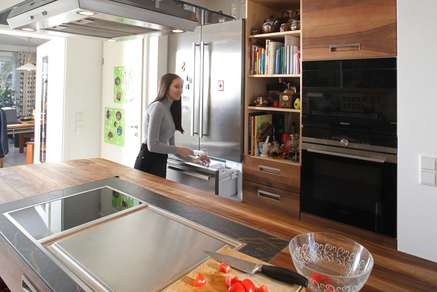 Eiswürfel aus dem Frenchdoor-Kühlschrank von Liebherr