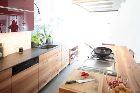 Dekton Spülenarbeitsplatte aus gesinterter Keramik Dekton Spülenarbeitsplatte aus gesinterter Keramik