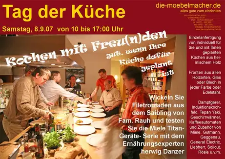Kochen mit Freu(n)den bei den Möbelmachern