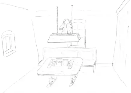 Eichen-Ziegentisch fürs Hirtenmuseum 