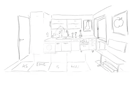 Koch- und Spülenzeiele in der Eschen-Massivholzküche Koch- und Spülenzeiele in der Eschen-Massivholzküche