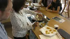 Kochbanane in der Quetsche Kochbanane in der Quetsche