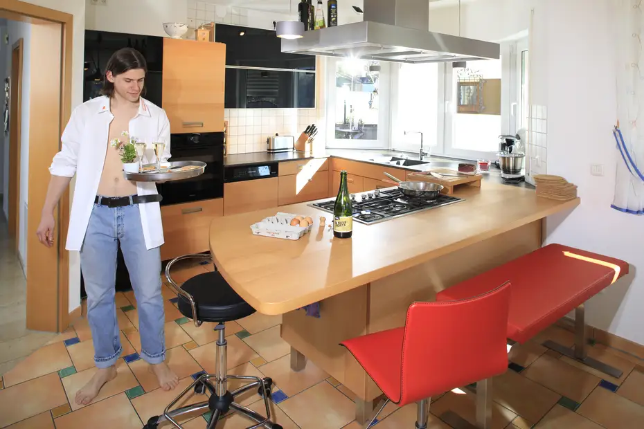 Sitzgelegenheiten an der Kochinsel 