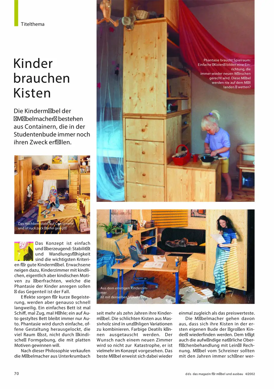 dds-fachzeitschrift für Schreiner dds-fachzeitschrift für Schreiner