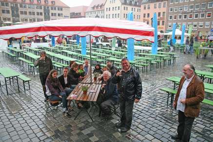 BIOerleben 2010 bei den Möbelmachern im Regen
