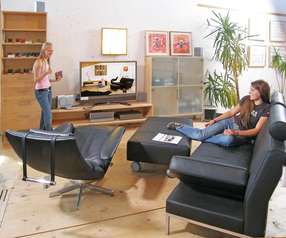 Hifi-und TV-Möbel aus Ahorn