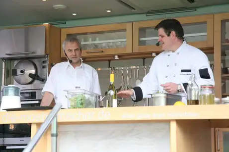 Christian Wonka und Umweltreferen Peter Pluschke