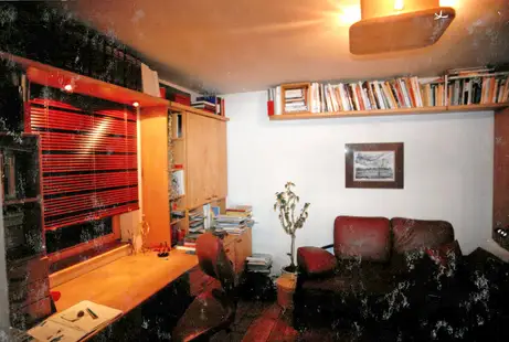 Baldachin als Bücherregal