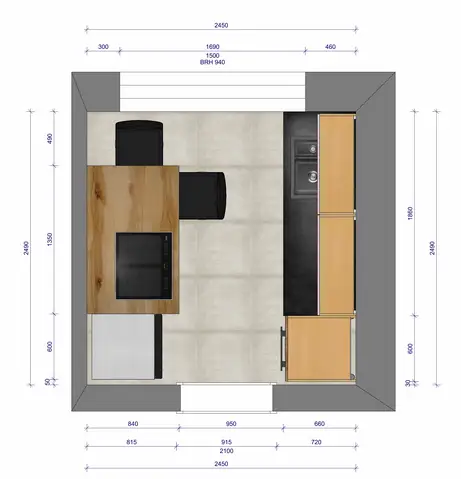 Perfekte Planung von Kochinseln aus Massivholz 