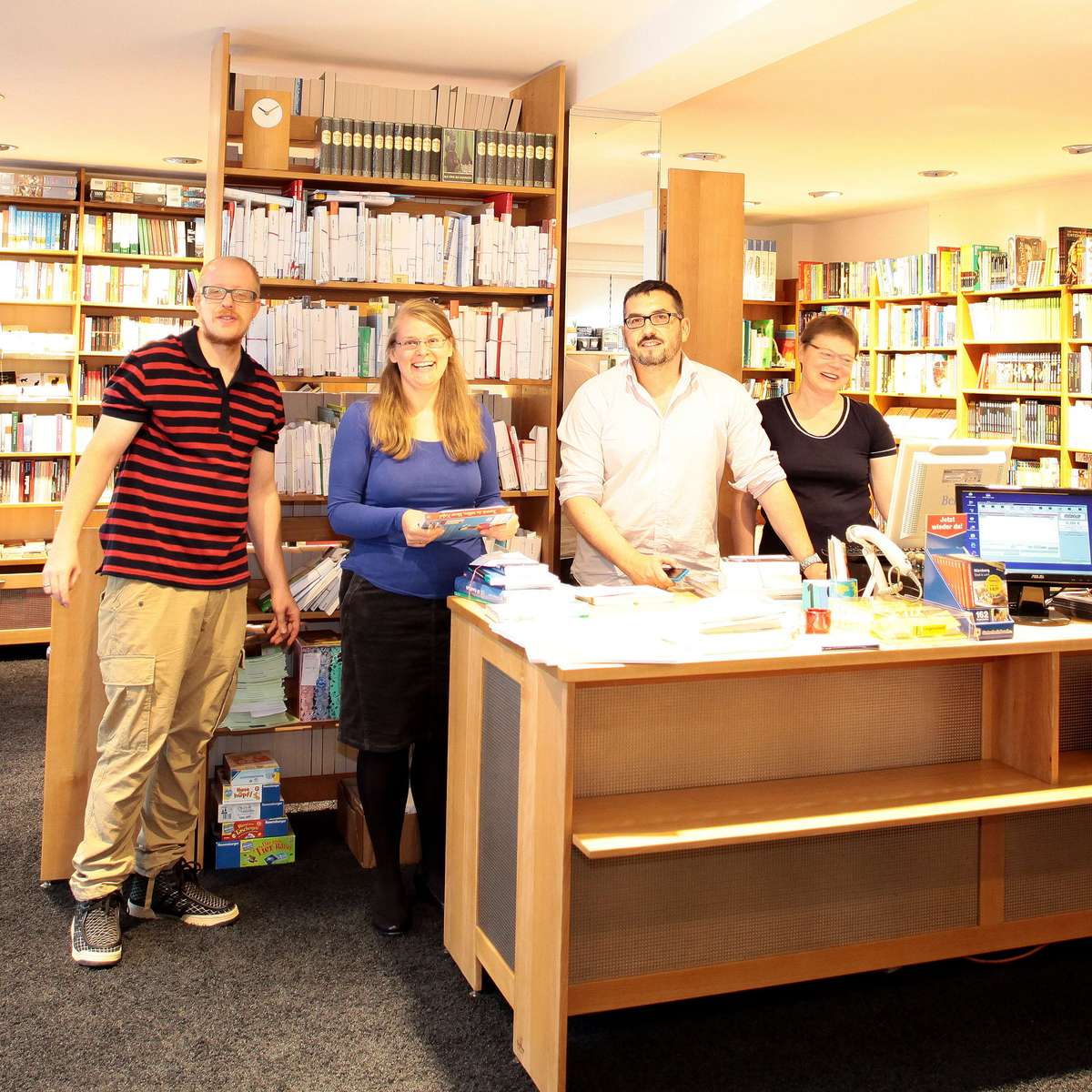 Martin und Ulrike Lösch mit Team 