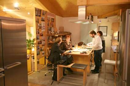 Fränzi und Chips in der Frankenschauküche