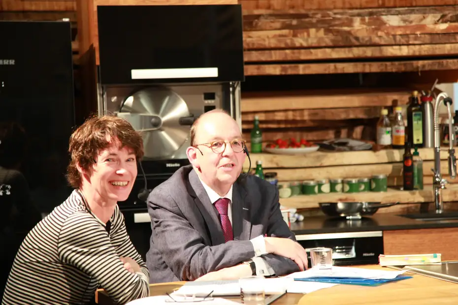 Denis Scheck und Eva Gritzmann