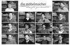 Das ganze Team der Möbelmacher kümmert sich liebevoll um Ihre Massivholzküche Das ganze Team der Möbelmacher kümmert sich liebevoll um Ihre Massivholzküche