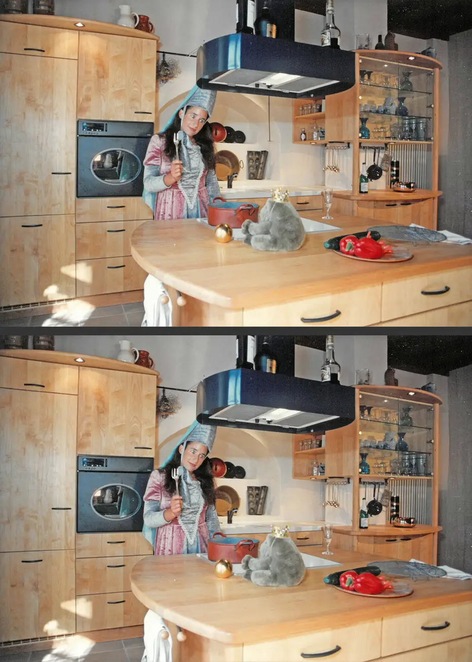 Wimmelbild im Teztelschloß 