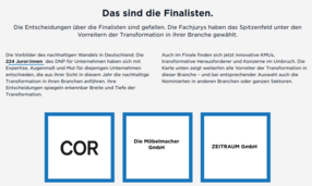 Finalist beim Deutschen Nachhaltigkeitspreis 2025 