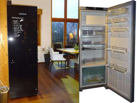 Miele Kühlschrank mit schwarzem Glas Miele Kühlschrank mit schwarzem Glas