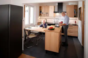 Nachhaltige Buchen-MAssivholzküche in Bielefeld Nachhaltige Buchen-MAssivholzküche in Bielefeld