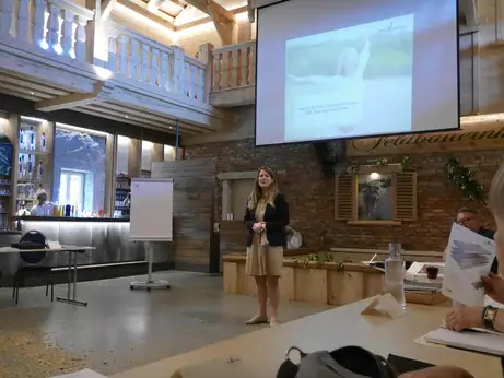 Anna Kapsamer bei der ProNatura Tagung am Attersee