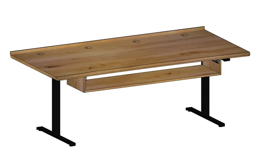 Höhenverstellbarer Schreibtisch Entwurf für Keyboard Höhenverstellbarer Schreibtisch Entwurf für Keyboard