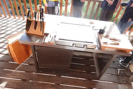 Outdoorküche in Edelstahl 