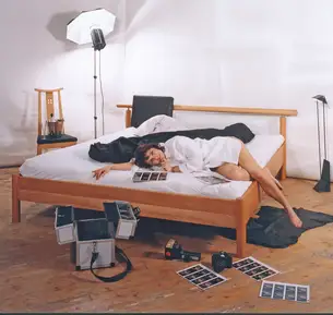 Lederpolsterung in grau Lederpolsterung in grau