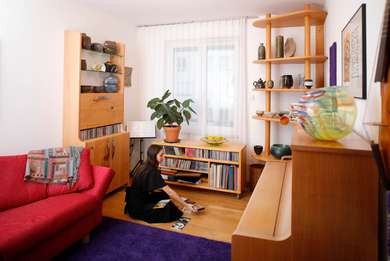 Platz für Bücher im Schlafzimmer 