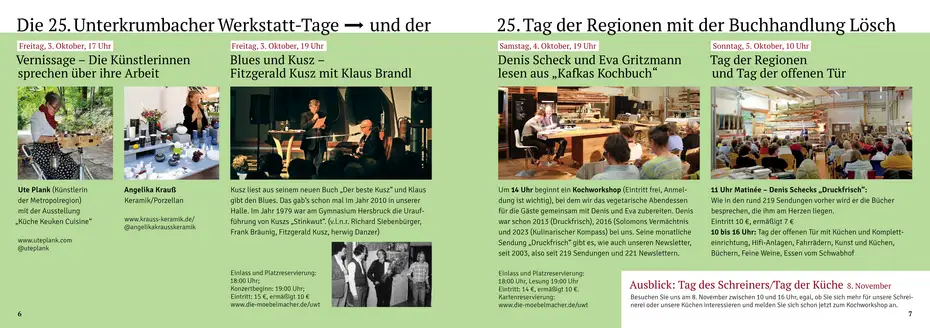 Tag der Regionen in und aus Unterkrumbach Tag der Regionen in und aus Unterkrumbach