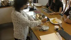 Kochbanane in der Massivholzküche Kochbanane in der Massivholzküche