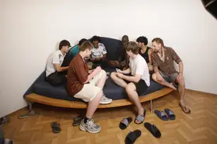 Sofa für Flüchtlinge in Schnaittach 