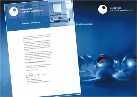 Die Möbelmacher und der Deutsche Nachhaltigkeitspreis 