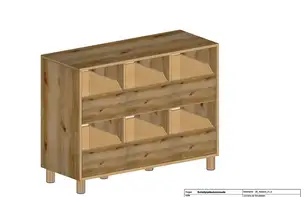 technische Perspektive des Schallplatten-Sideboards technische Perspektive des Schallplatten-Sideboards