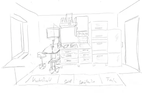 Erster Entwurf Massivholzküche Erster Entwurf Massivholzküche