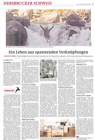 Das Portrait über herwig Danzer in der Hersbrucker Zeitung Das Portrait über herwig Danzer in der Hersbrucker Zeitung