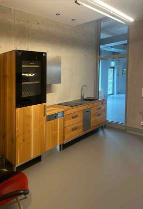 Massivholzküche im Industrial Style 