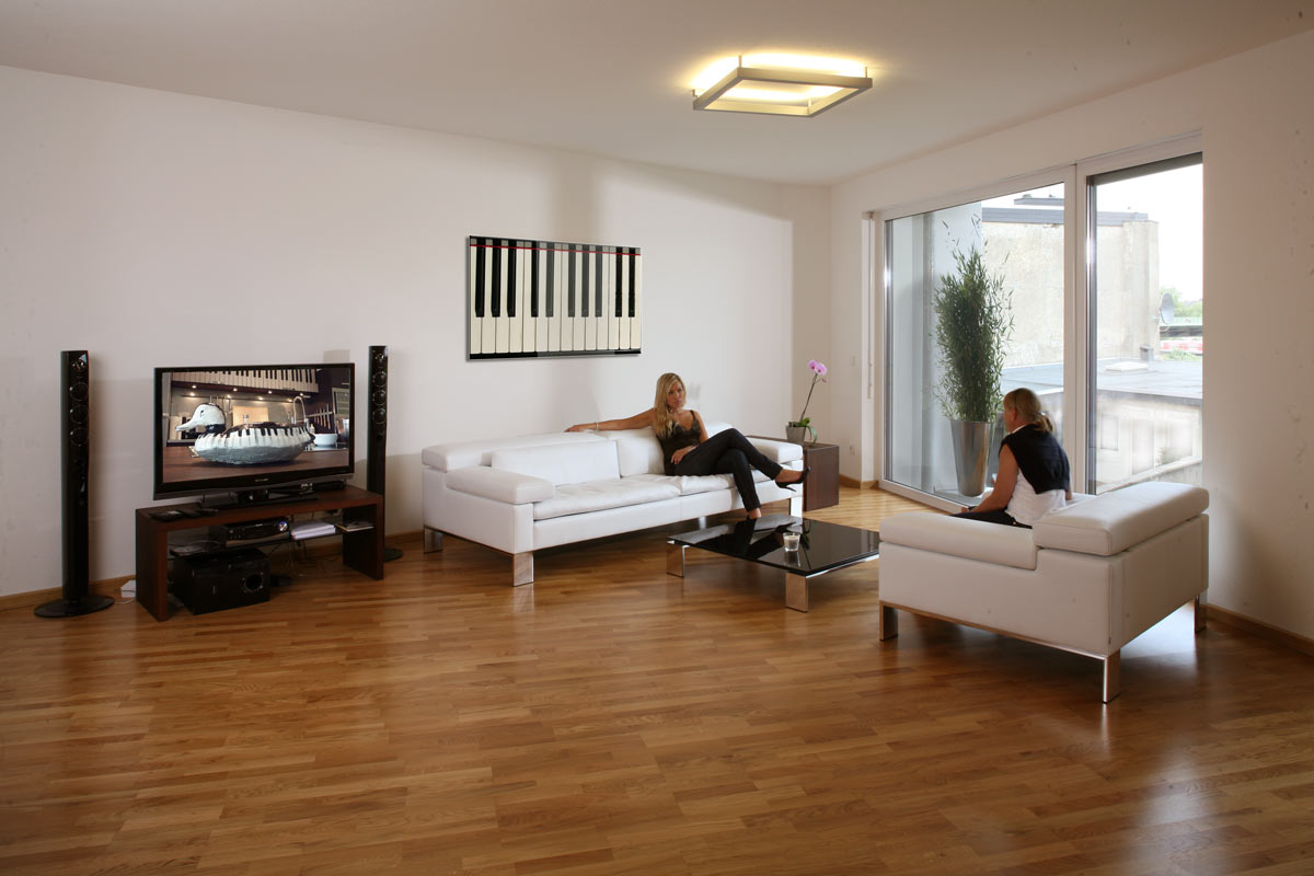 Wohnzimmer Massivholz Sofas von Jori 